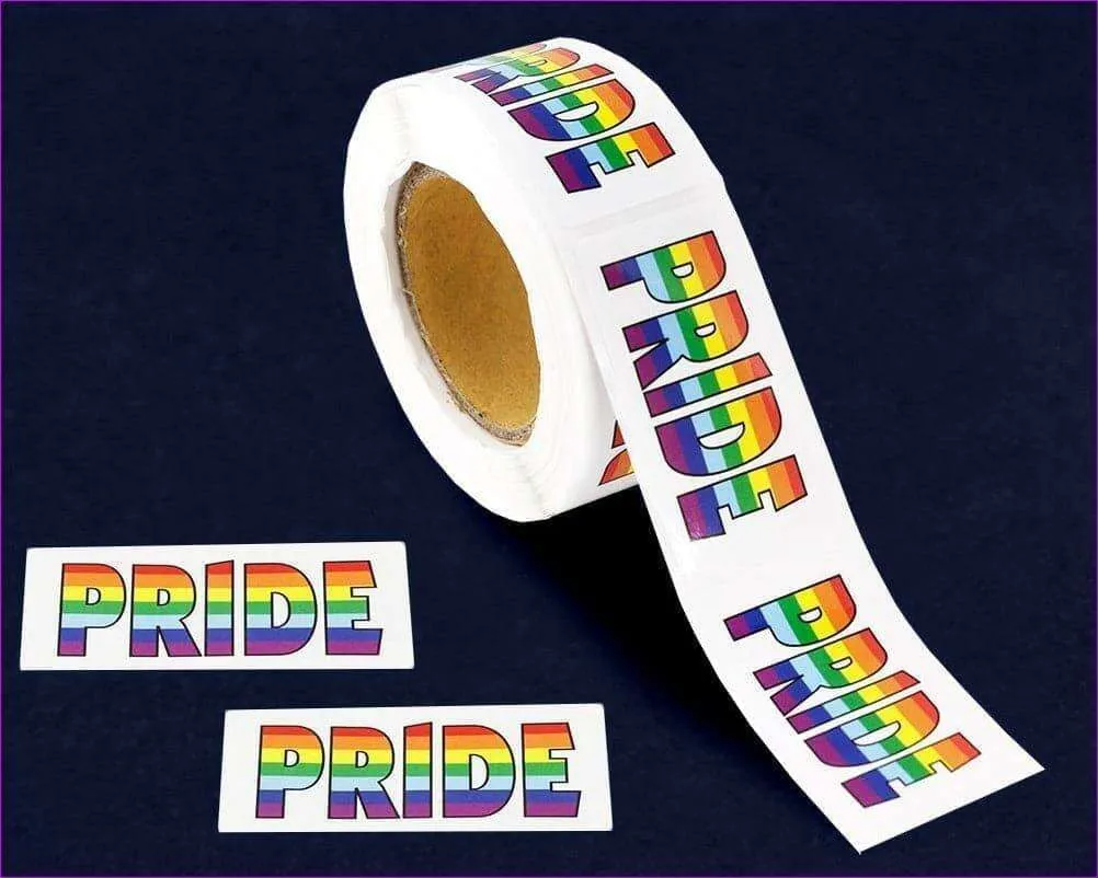 250 Rainbow Pride Stickers (250 Stickers)