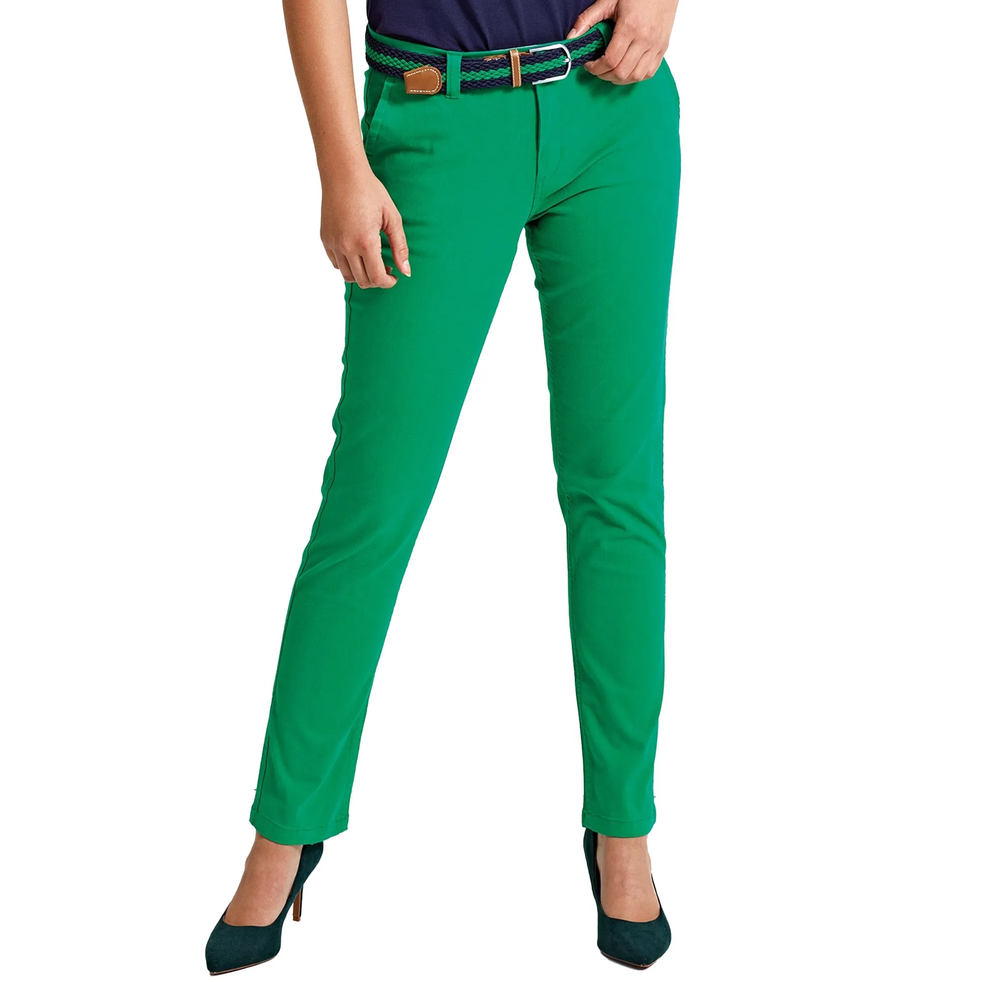 Asquith & Fox Womens/Ladies Casual Chino Trousers