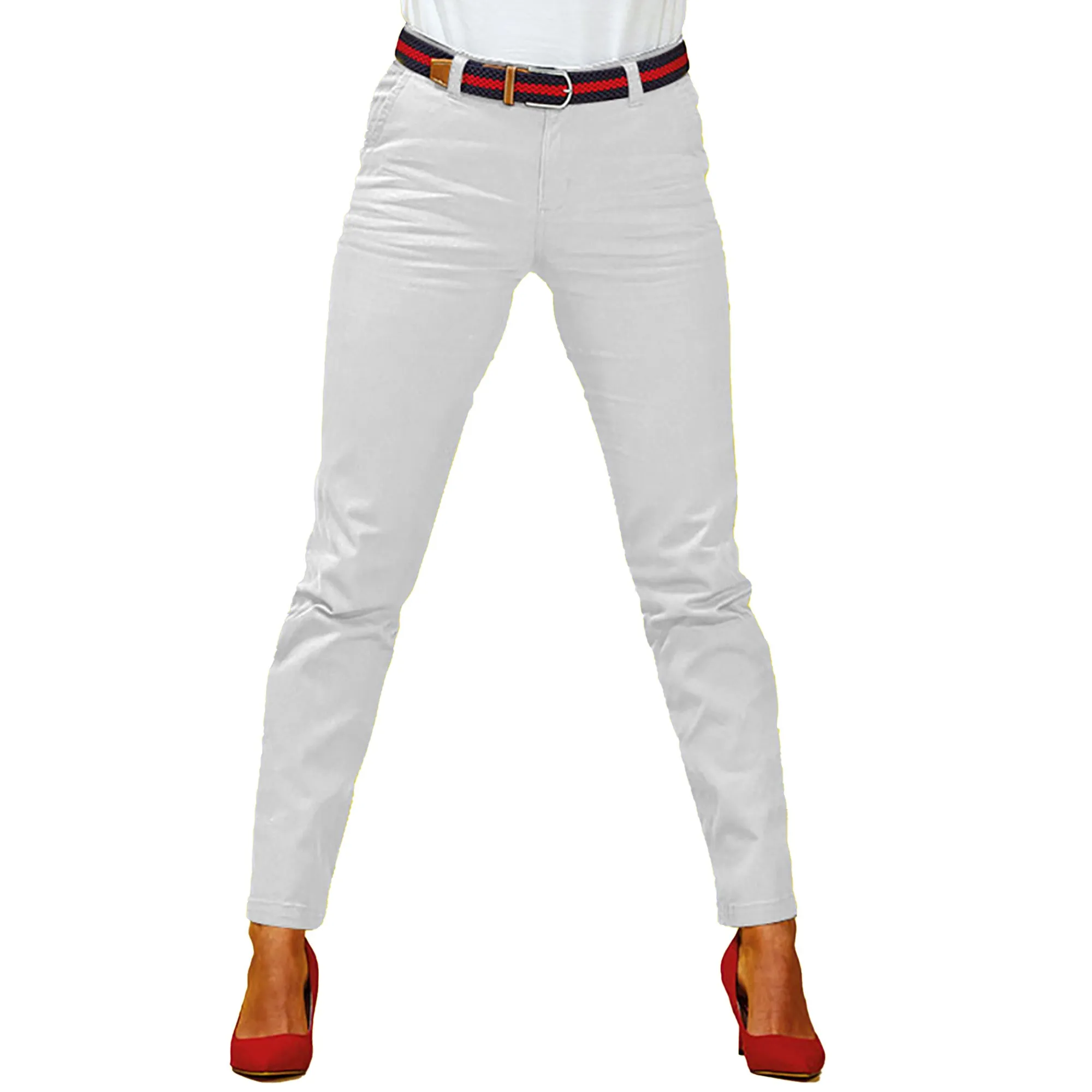 Asquith & Fox Womens/Ladies Casual Chino Trousers