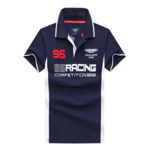 Aston Martin 95 Hacket NavyBlue Polo Shirt