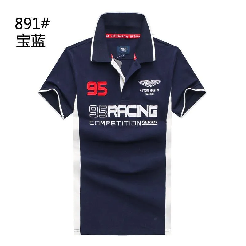 Aston Martin 95 Hacket NavyBlue Polo Shirt