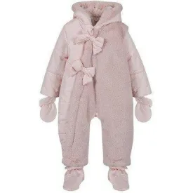 Baby Girls Pink Snowsuit