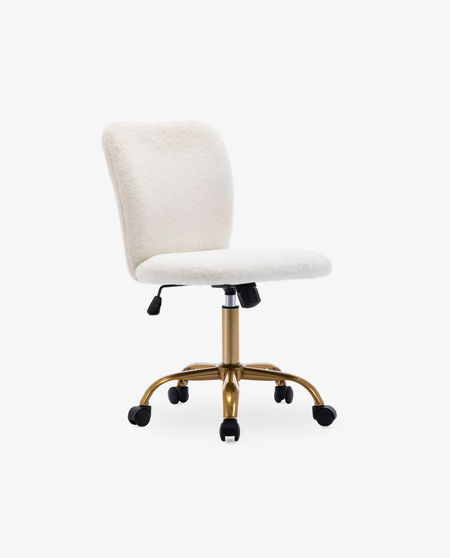 Baltimore Faux Fur Desk Chair