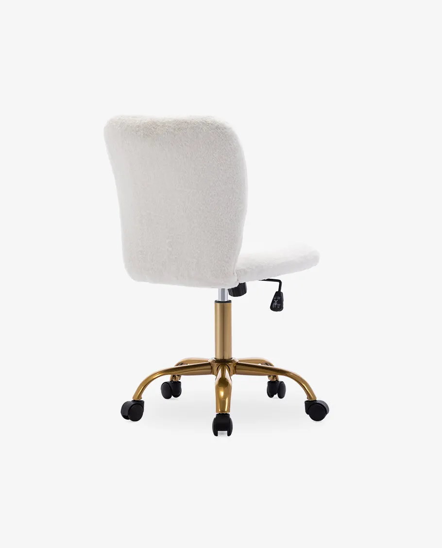 Baltimore Faux Fur Desk Chair