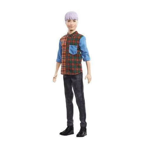 Barbie Ken Fashionistas Doll #154 with Sculpted Purple Hair