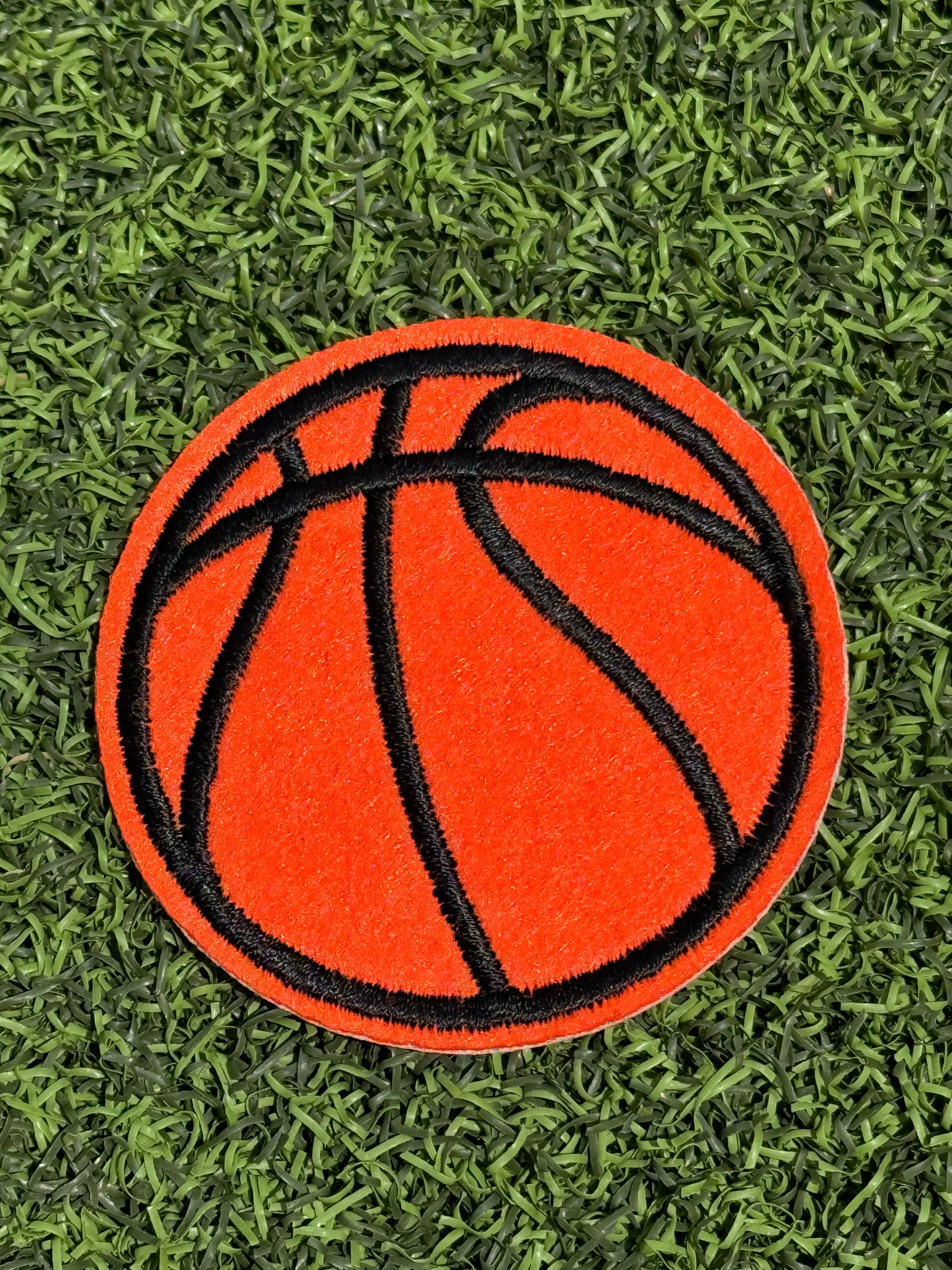 Basketball Iron On Patches