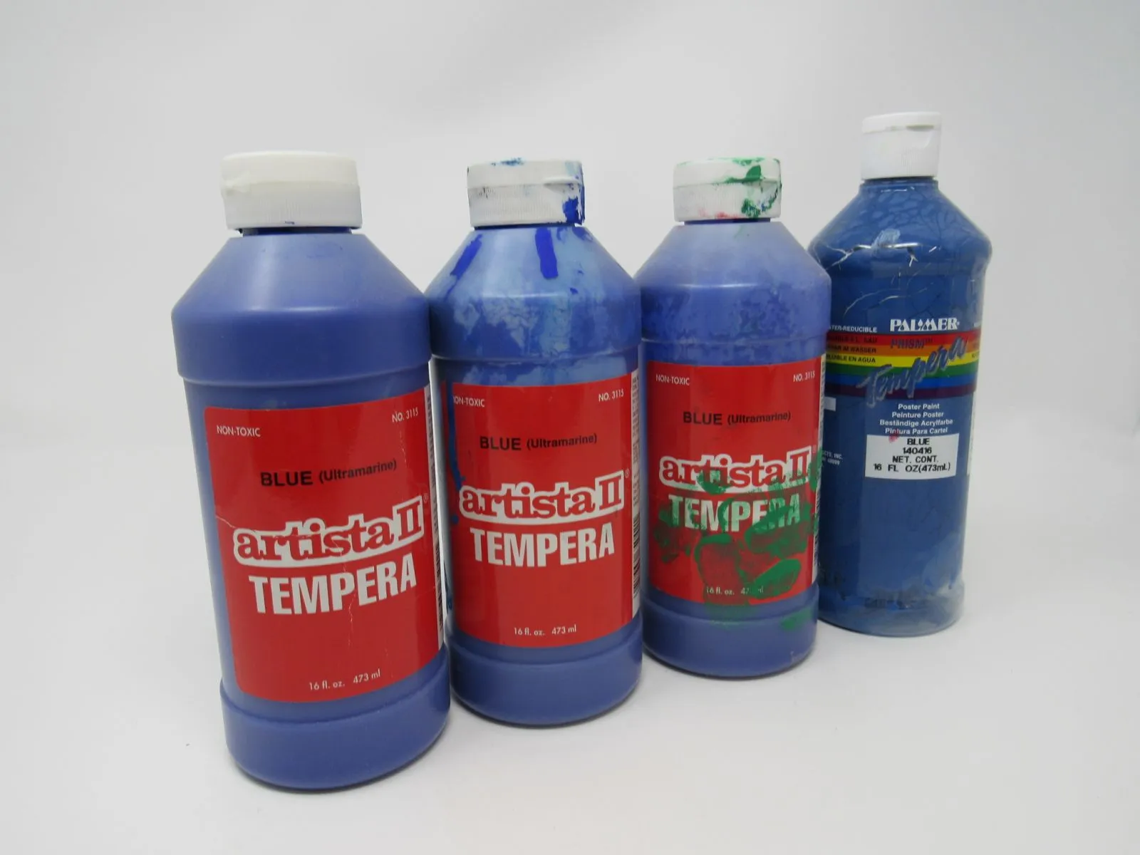 Binny & Smith Inc Artista II Tempera Paint - Lot of 4 Ultramarine 54-3115-1-142W -- New