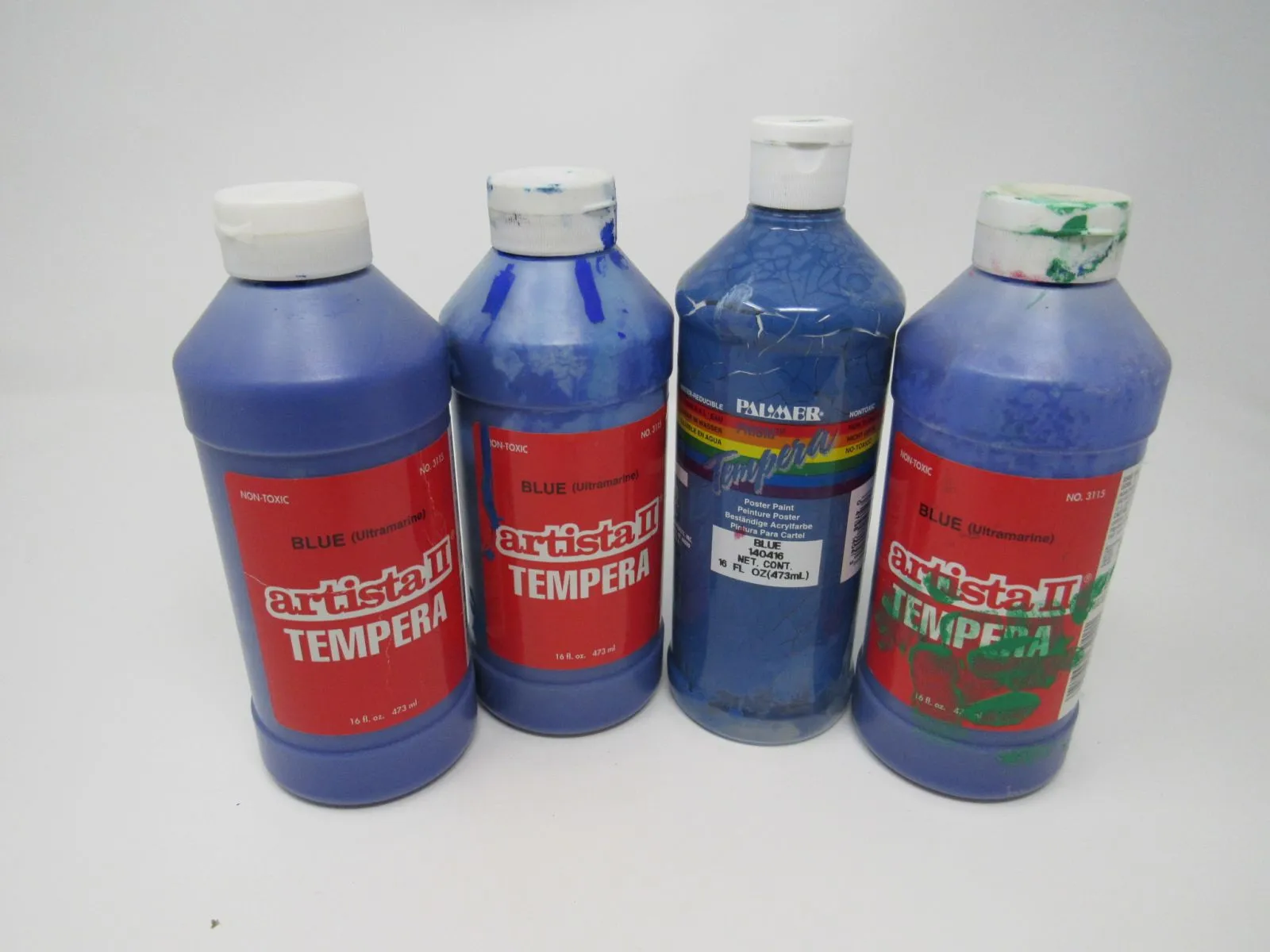 Binny & Smith Inc Artista II Tempera Paint - Lot of 4 Ultramarine 54-3115-1-142W -- New