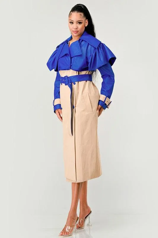 Chic Belted Trench Coat