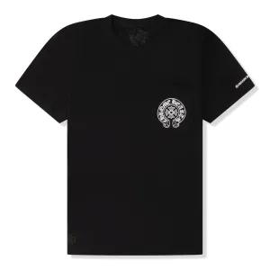 Black Chrome Hearts Horse Shoe Pocket Logo T-Shirt with Optimal Size and Fit