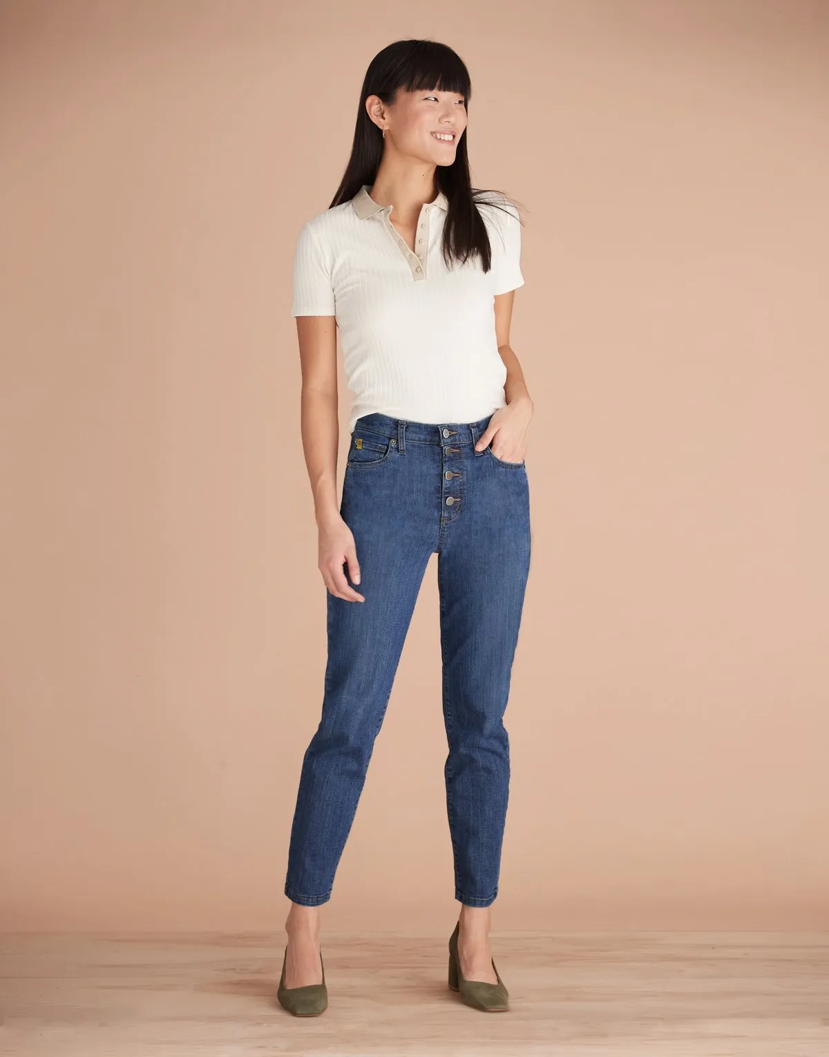 Emily High Rise Slim - Smith