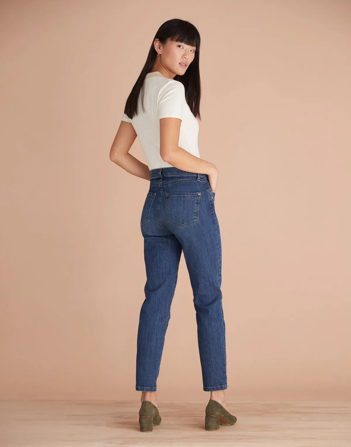 Emily High Rise Slim - Smith