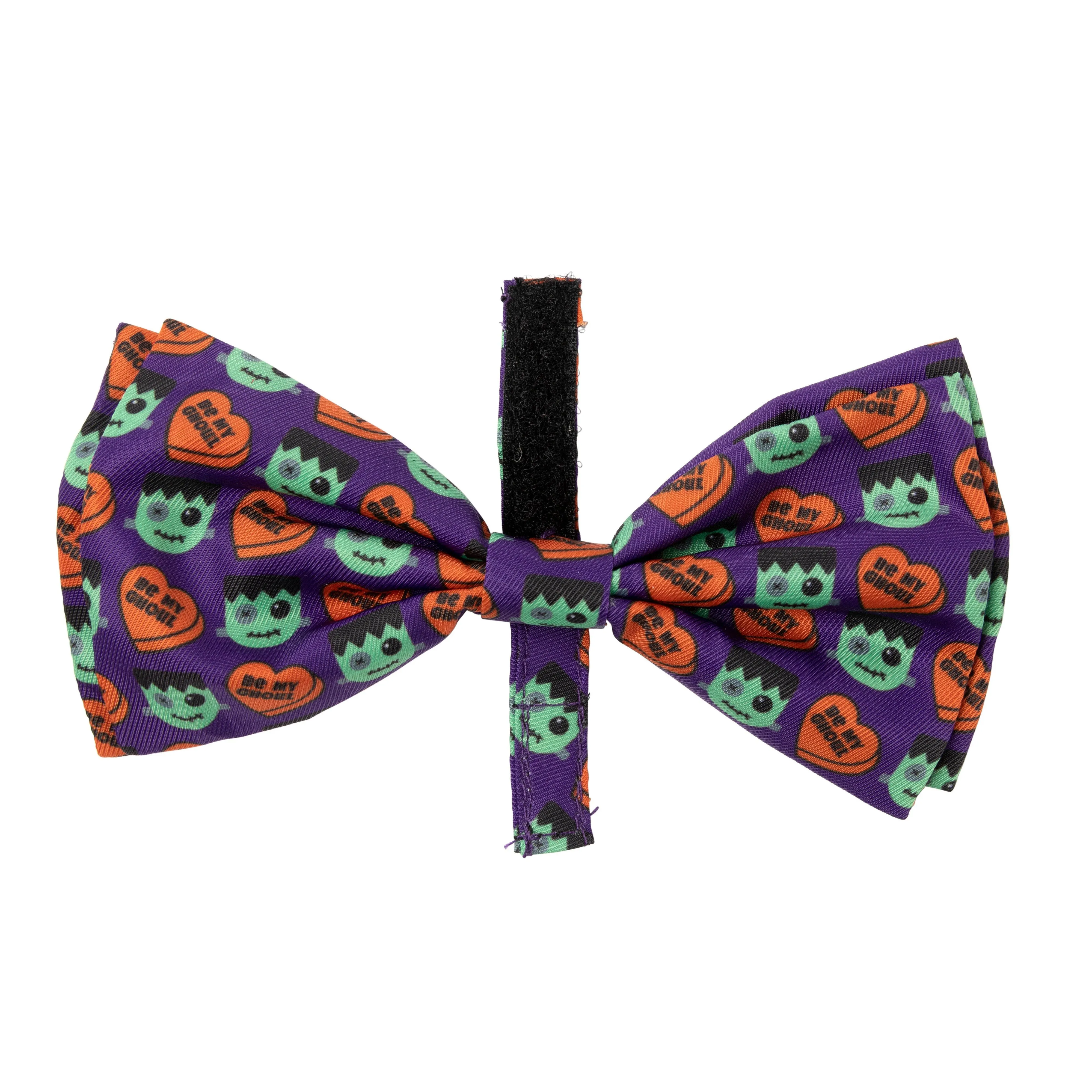 FuzzYard Halloween Be My Ghoul Dog and Cat Bowtie Small***