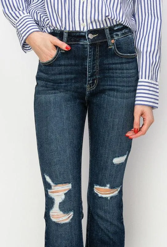 HIGH RISE WESTERN BOOT JEANS