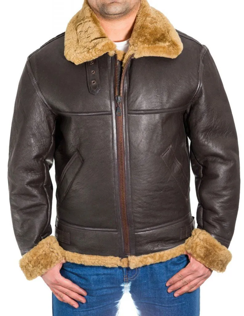 Men's B3 Bomber RAF Shearling Jacket