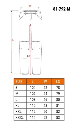 Neo Tools 81-792-M Protective Trousers Yellow