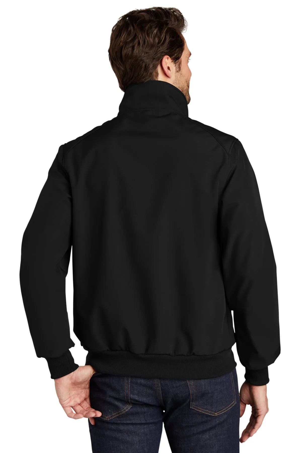 Port Authority Soft Shell Custom Bomber Jackets, Black