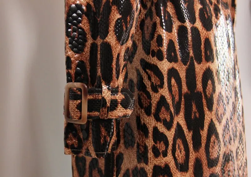 Pre Order:  Cheetah Trench Coat