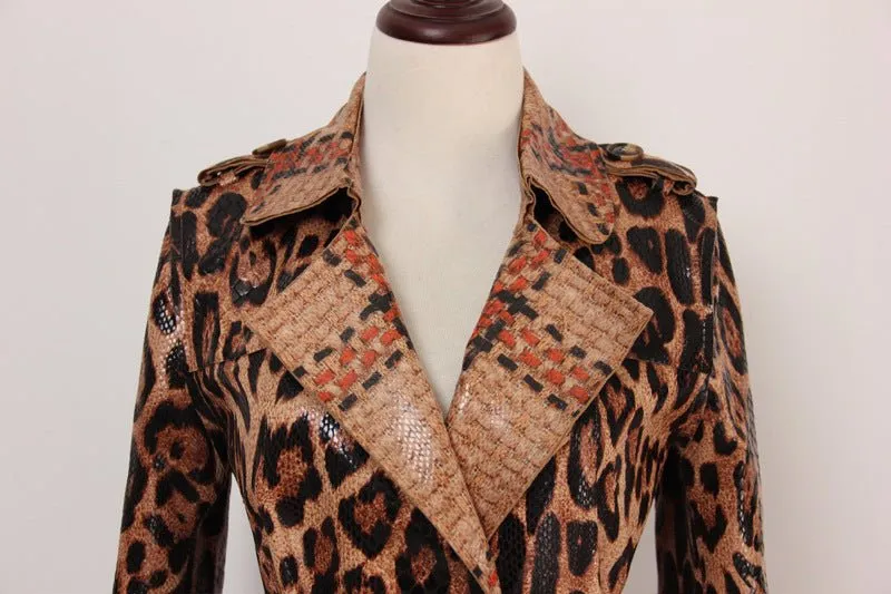 Pre Order:  Cheetah Trench Coat