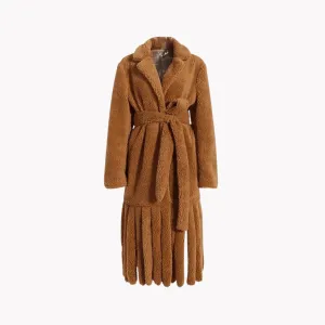 Pre Order:  Faux Fur Fringe Coat