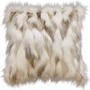 Snowshoe Hare Faux Fur Cushion