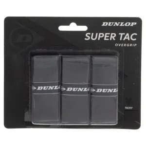 Super Tac Tennis Overgrip 3 Pack Black