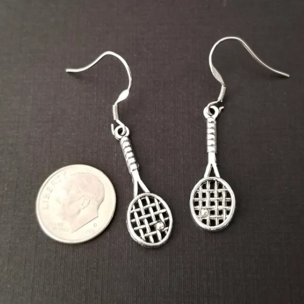 Tennis Racquet Earrings