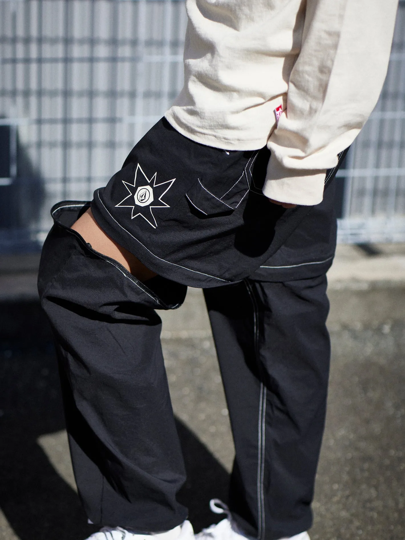 Tokyo True Convertible Elastic Waist Pants - Black