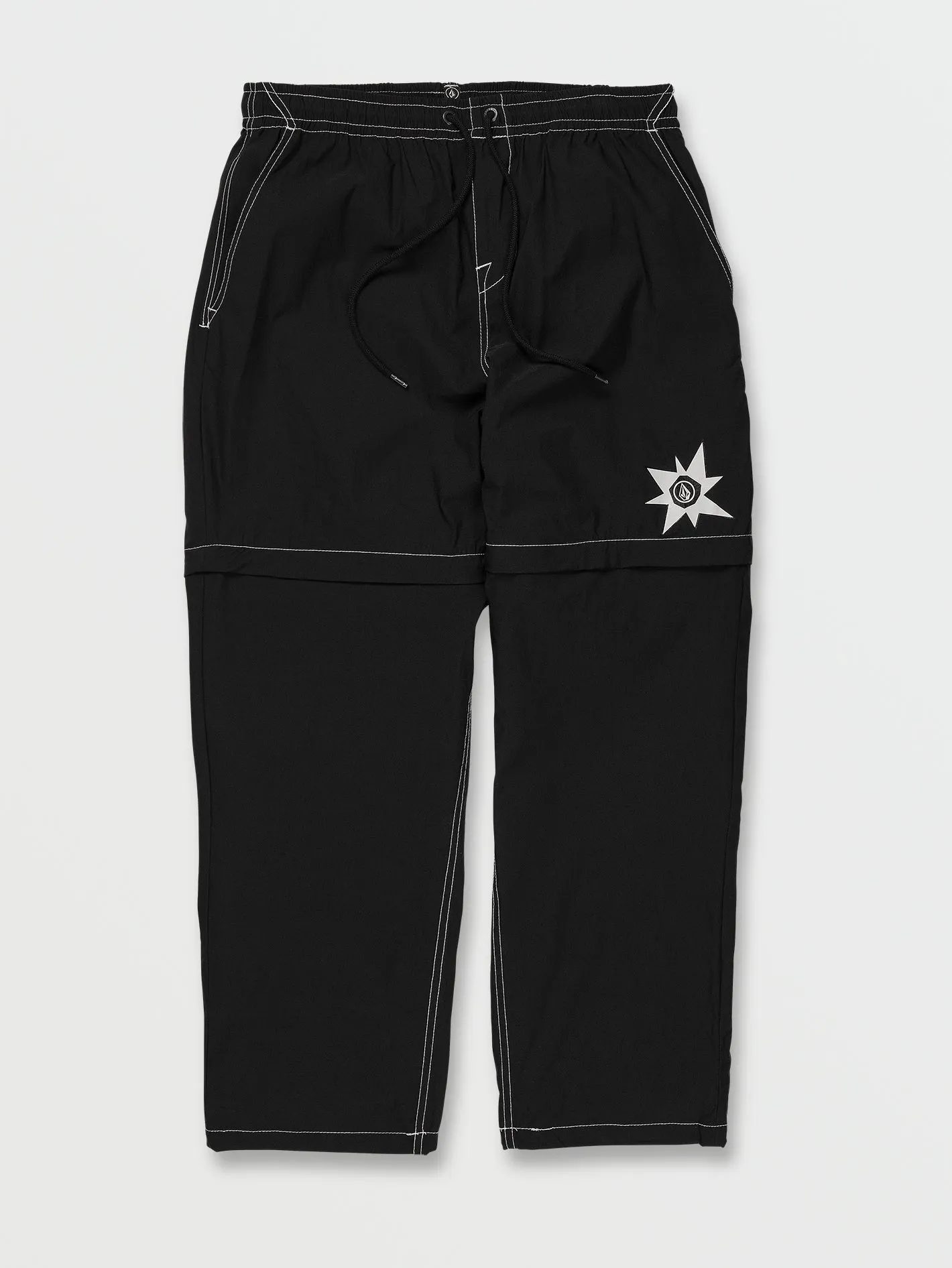 Tokyo True Convertible Elastic Waist Pants - Black