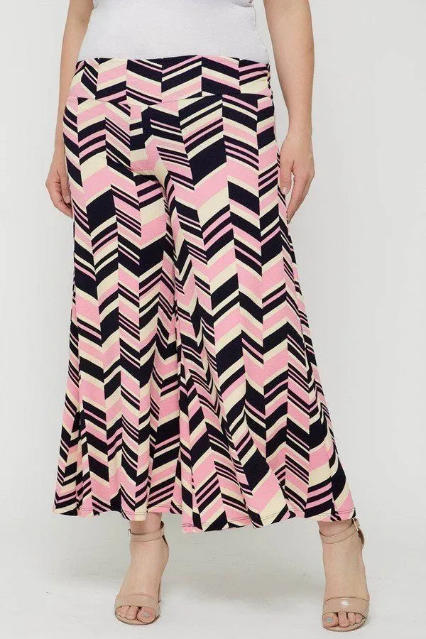 Voluptuous ( ) Chevron Print Pants